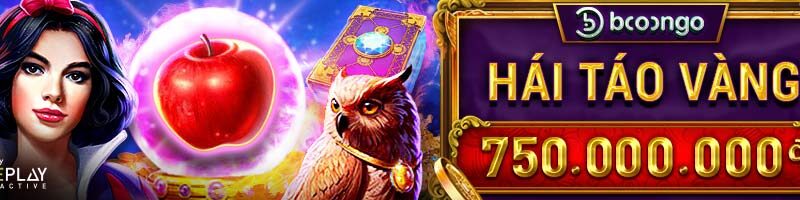 HÁI TÁO VÀNG CÙNG SLOT BOOONGO! TẠI W88!